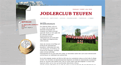 Desktop Screenshot of jodlerclub-teufen.ch