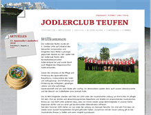 Tablet Screenshot of jodlerclub-teufen.ch